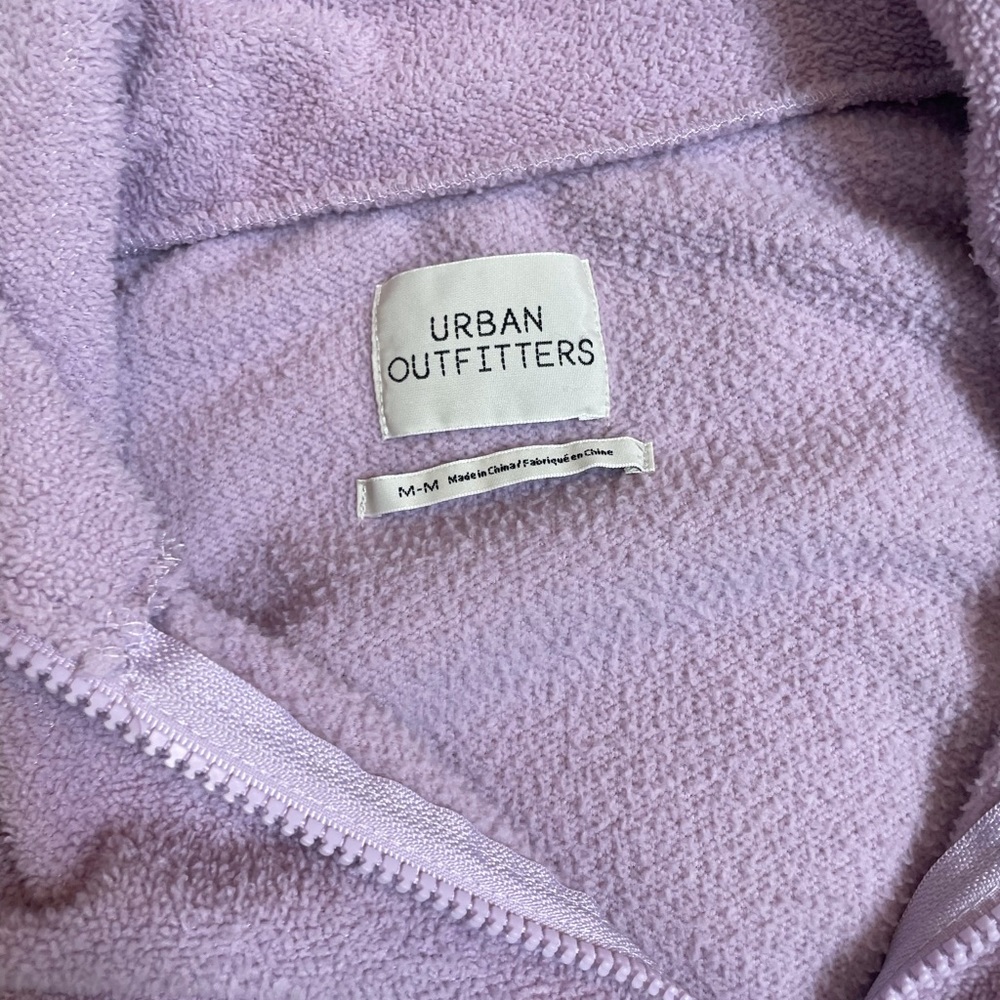 Urban outfitters lavender purple soft quarter zip pullover - Picture 2 of 4
